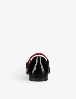 Christian Louboutin Melodie Chick Patent-leather Pumps 4-9 Years -Boutique Fashionable Childrens Clothing Store R04206918 BLACK ALT03