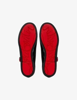 Christian Louboutin Melodie Chick Patent-leather Pumps 4-9 Years -Boutique Fashionable Childrens Clothing Store R04206918 BLACK ALT04